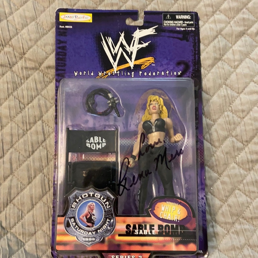 WWF Collectibles. World wrestling Federation. Sable Bomb.
